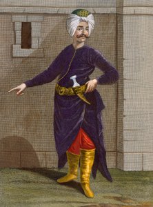 Chatir，来自Charles de Ferriol的“代表不同国家的一百张照片集”的第28页，由Gerard Scotin（1671-1716）雕刻，1707-08 作者 让·巴蒂斯特·范穆尔